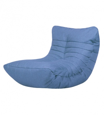 Бескаркасное кресло Cocoon Chair Blue (синий) купить у производителя Папа Пуф недорого